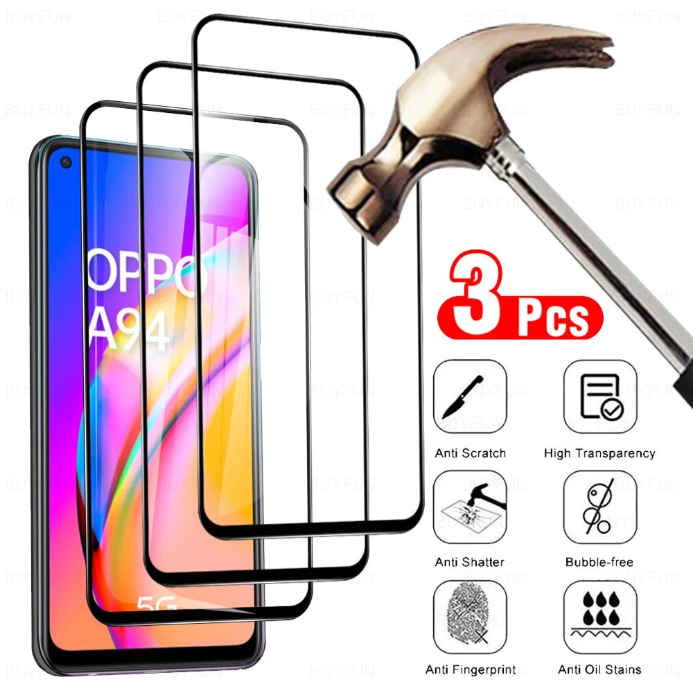 

Защитное стекло, закаленное стекло для OPPO A94/A74/A54/A54/A 54/74/94/4G, 3 шт.