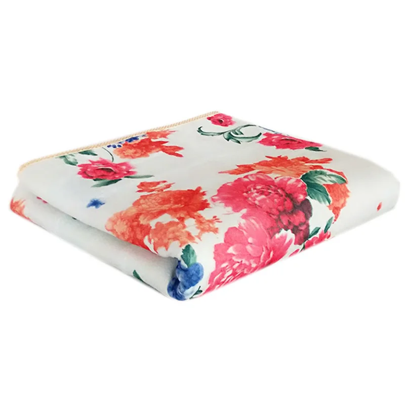 Одеяло плюшевое двойное одеяло с подогревом безопасное электрическое толстый