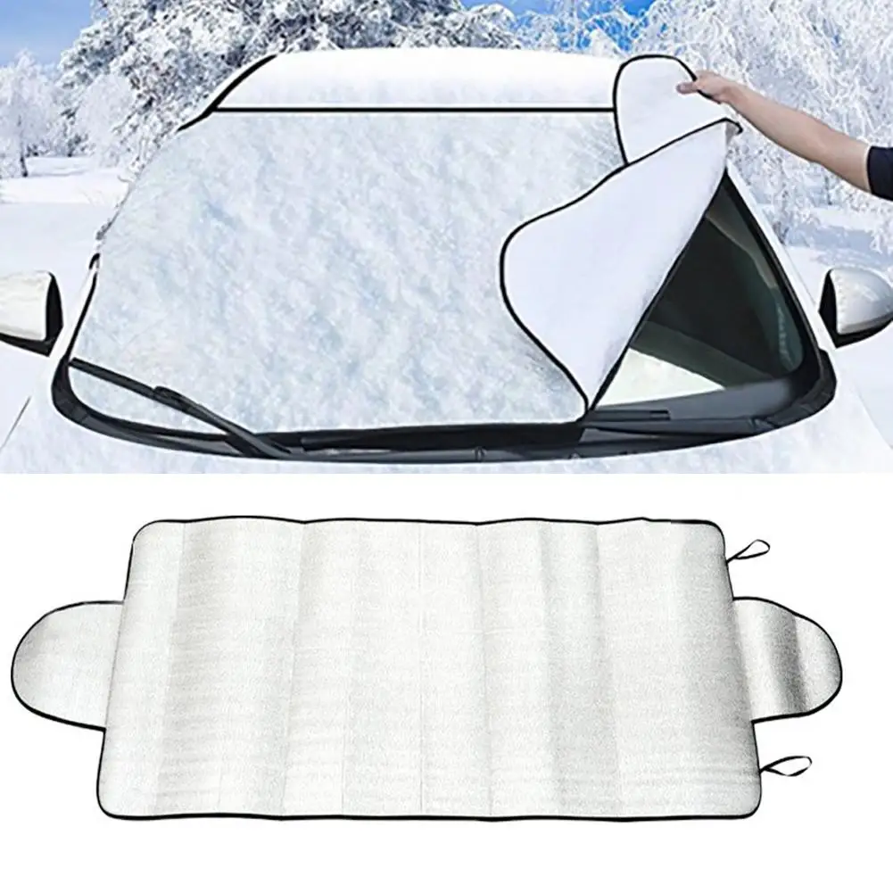 

Car Covers Car Windscreen Cover Anti Snow Frost Ice Windshield Dust Protector Heat Sun Shade Ice Large Snow Dust Protector