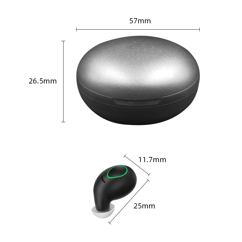 M& J TWS Pop-up отпечатков пальцев сенсорный Bluetooth наушники HD стерео беспроводные наушники шум игровая гарнитура для XIAOMI Airdots