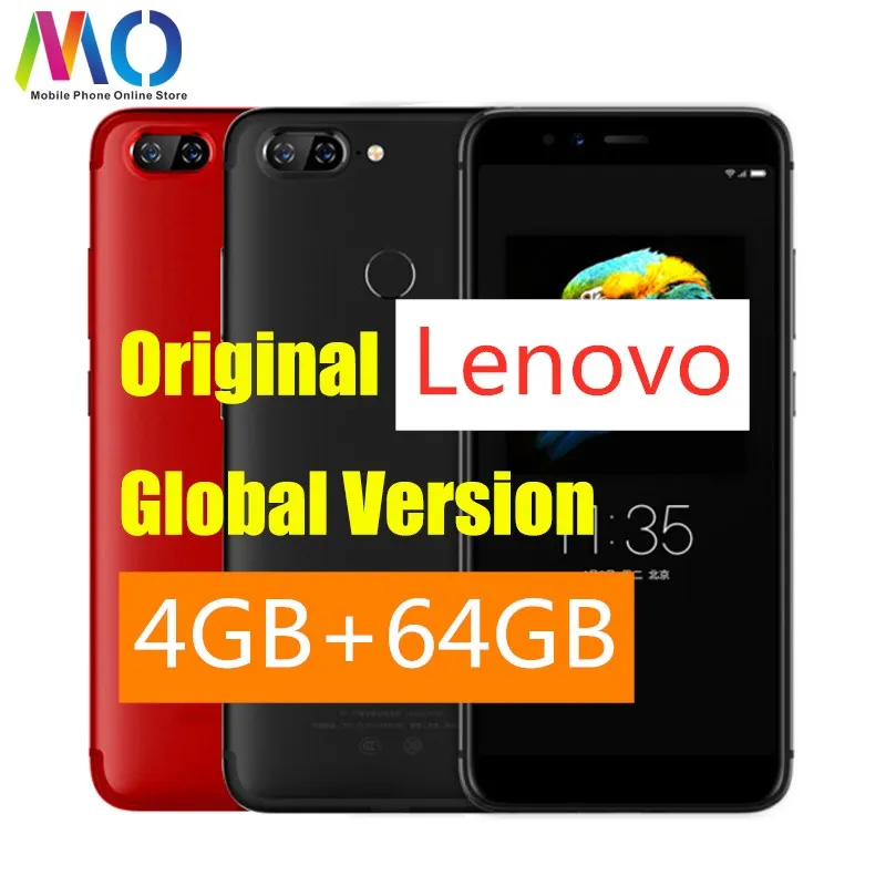 Телефон lenovo S5 K520, глобальная версия, смартфон на Android, мобильный телефон, 4G 64G, 13 МП, Восьмиядерный, распознавание лица, 5,7 дюймов, отпечаток пальца
