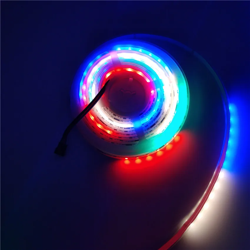 UCS512C4 24 в 60 светодиодов RGBW цифровая фотоадресная Светодиодная лента pixel rgb PCB