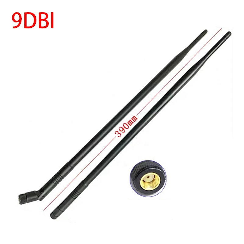 3PCS 9DBi RP-SMA Dual Band 2.4GHz 5GHz High Gain WiFi Router Wireless Tilt Antenna | Электроника