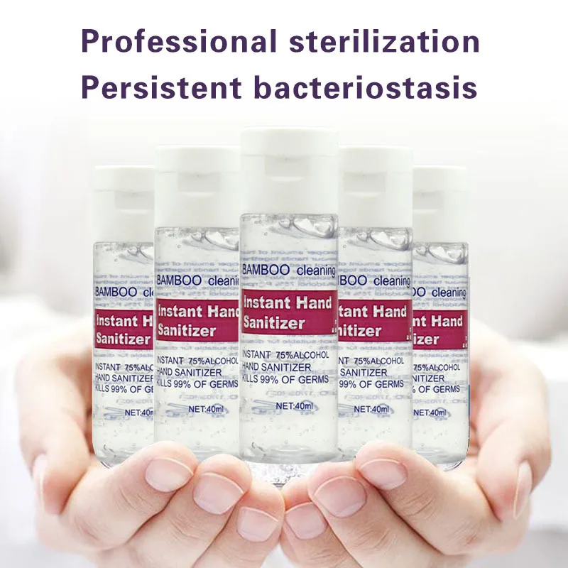 Портативный спиртовой гель для здоровья 40 мл 75% спирта|Влажные салфетки| |