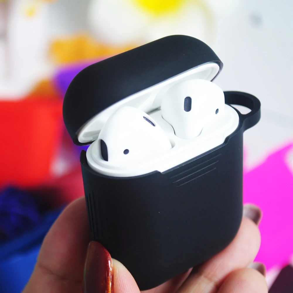 Olhveitra чехол для Apple Airpods 2 силиконовый Funda Auriculares Air pods наушников наушники защитные