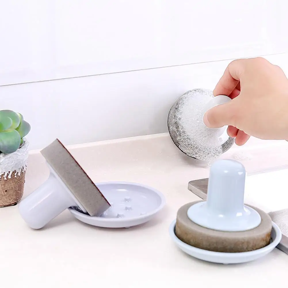

Cleaning Brush Magic Clean Rub Pot Brush Strong Decontamination Tiles Clean Sponge Brush Tools Bath Kitchen Brush Q7Y6