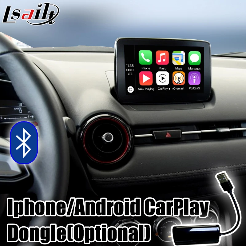 Android 7 1 навигационный интерфейс для Mazda CX-3 2014-19 поддержка Яндекса carplay android авто waze
