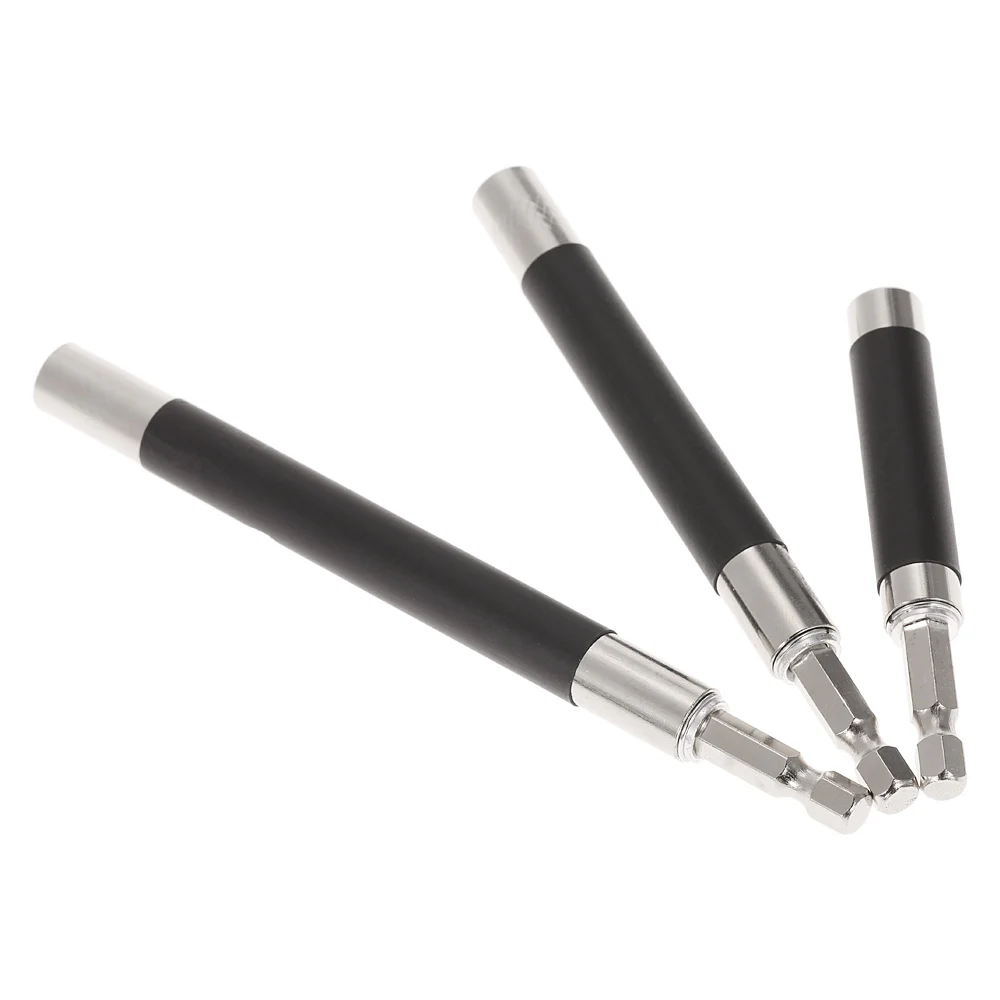 3 шт. 1/4 &quot80/120/140 мм шестигранным хвостовиком Quick Release Магнитная отвертка бит