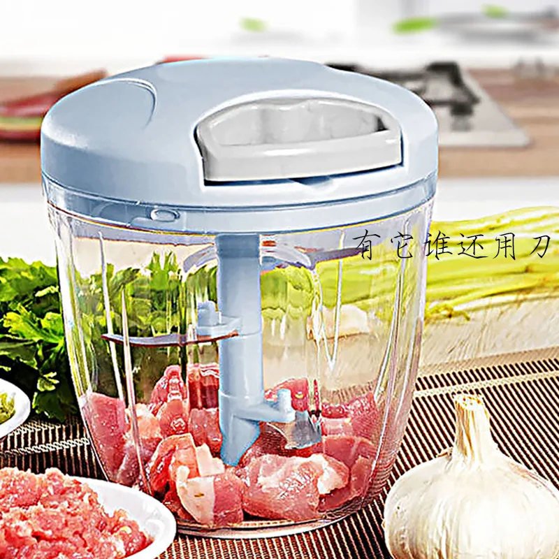 Кухонный измельчитель для чеснока лука 900 мл овощей с ручным управлением | Дом и