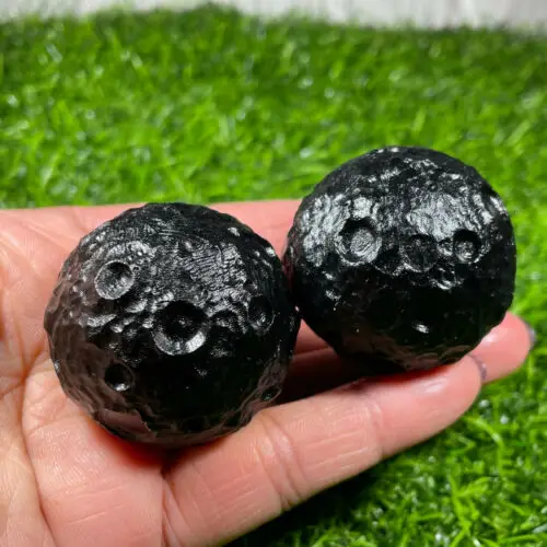 Натуральный обсидиановый кварцевый шар лунный Уход За Кристаллами