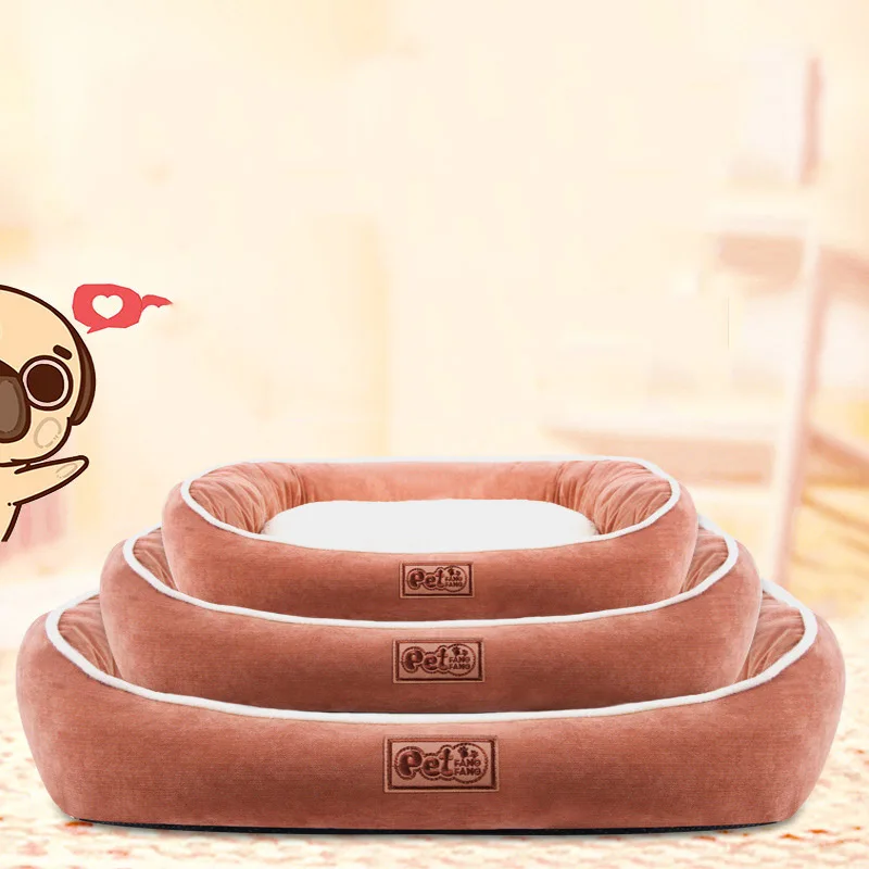 JORMEL 1PCS pet kennel warm autumn and winter imitation velveteen deep sleep removable washable anti-scratch anti-bite | Дом и сад