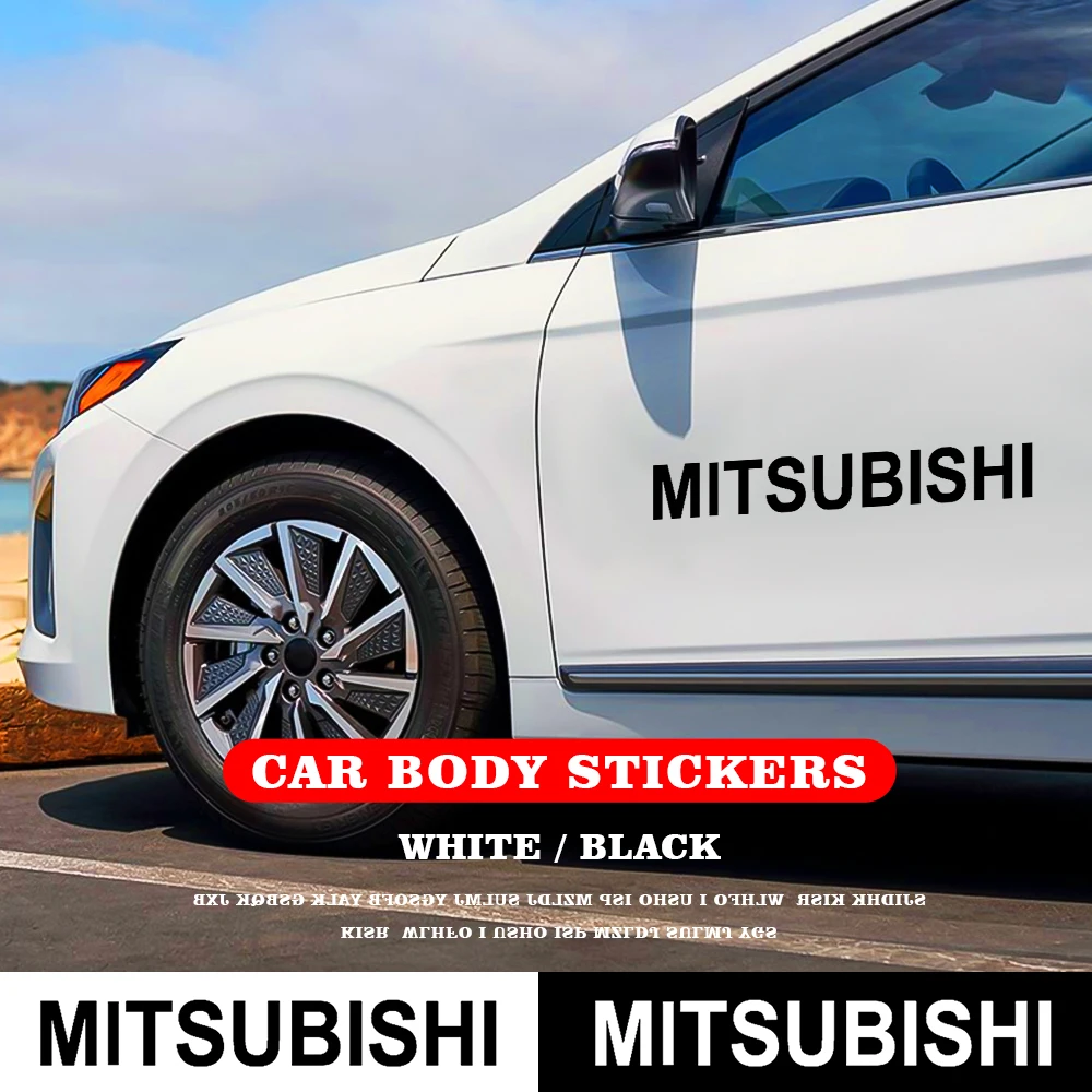 

Car Stickers Car Side Door Body Windshield Decorative Decals Accessories For Mitsubishi ASX Lancer Pajero Outlander L200 EVO EX