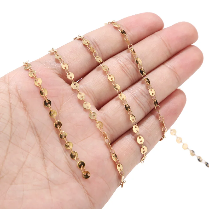 Цепочка Из Нержавеющей Стали с круглыми звеньями 4 мм|Ювелирная фурнитура и