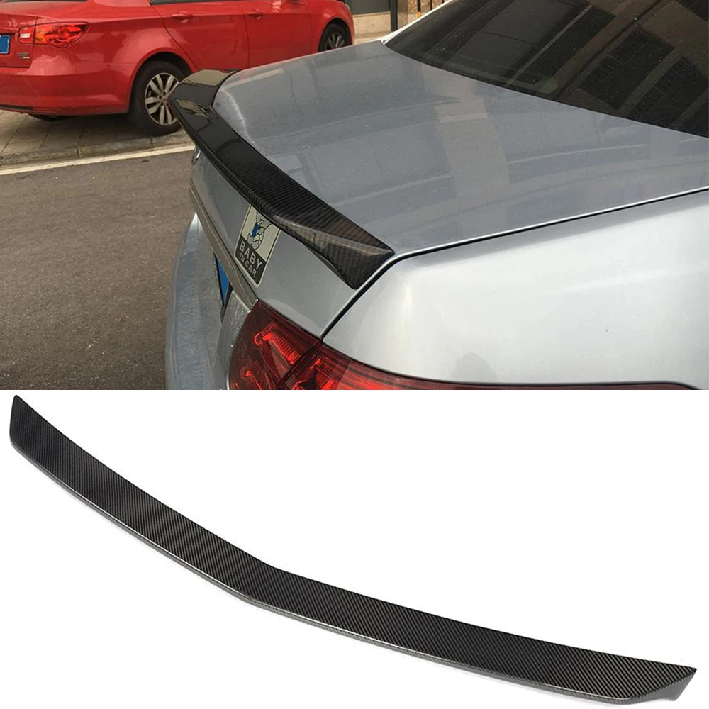 E Class Carbon Fiber Racing Trunk Spoiler Lip Wing for Mercedes Benz W212 E63 AMG E500 Sport Standard Sedan 4 Door 10-15 | Автомобили и