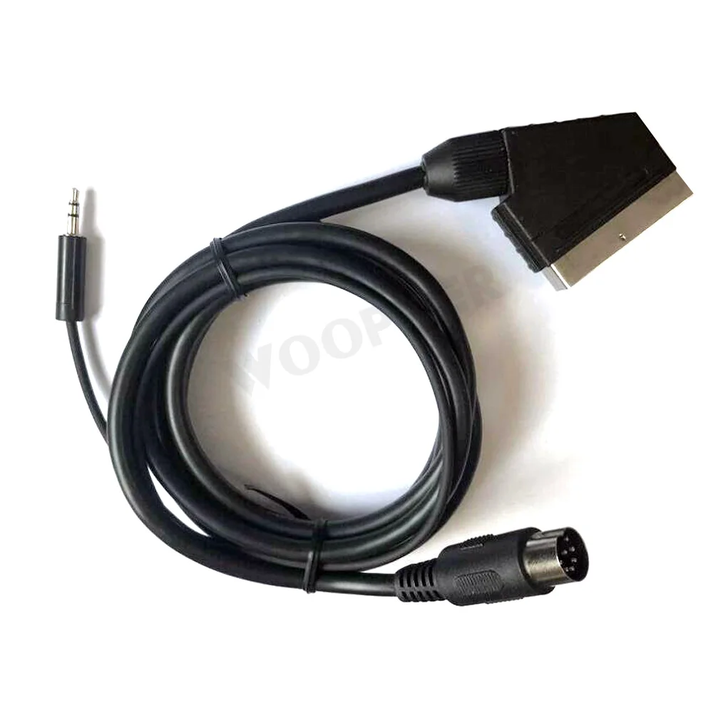 Для SEGA Genesis 1 AV кабель RGB Scart TV Lead с 3 5 мм аудио портом PAL консоли игровые аксессуары |