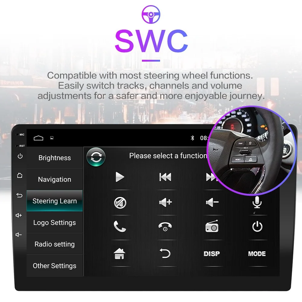4G + 64G Android 9 0 автомобильное радио GPS навигация WIFI RDS IPS мультимедийный плеер для
