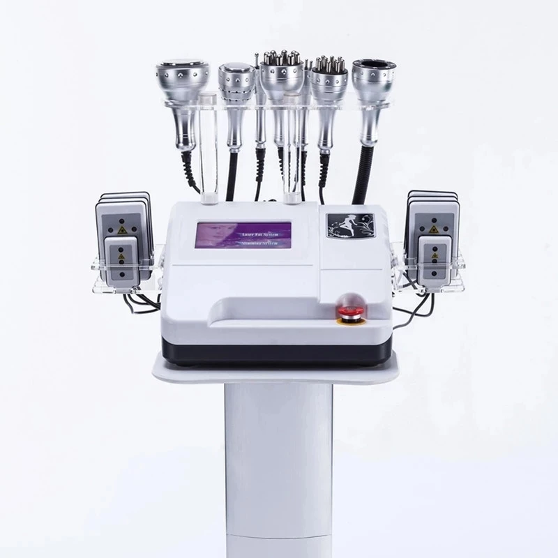Koop Draagbare Gewicht Verliezen 40K Ultrasone Lipo Cavitatie Gezicht Lichaam Vermagering Machine Vacuüm Rf Huid Draai Schoonheid Apparaat