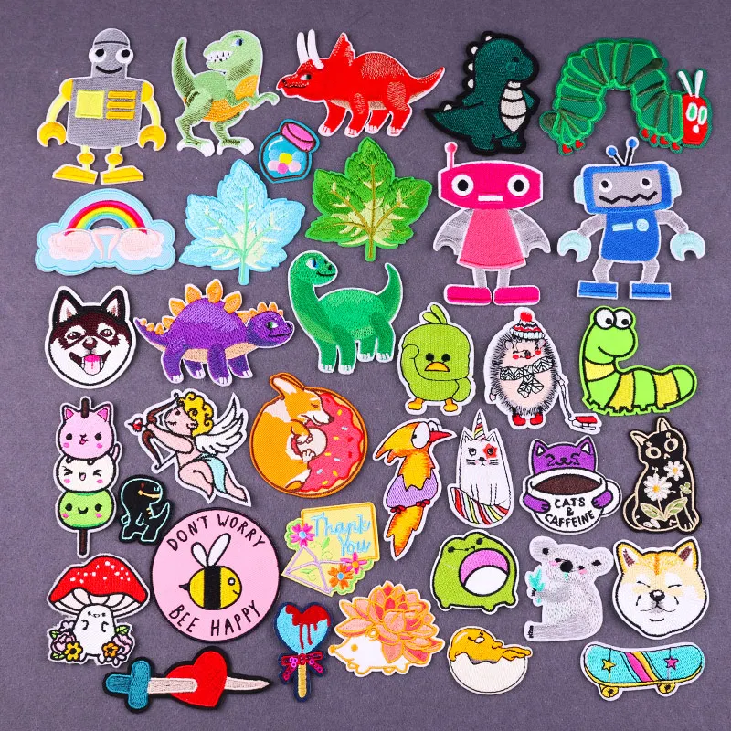 

Animal Patches For Clothes Dinosaur Patches On Clothes Cute Iron On Patches For Children Embroidered Patches For Clothing Stick