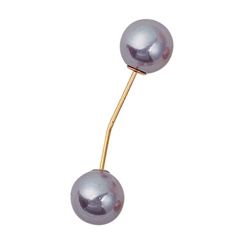 

Artificial Pearl Brooch Chic Style Elegant Garment Decoration Fixed Dress Pin Security Buckle Button Prevent Exposure