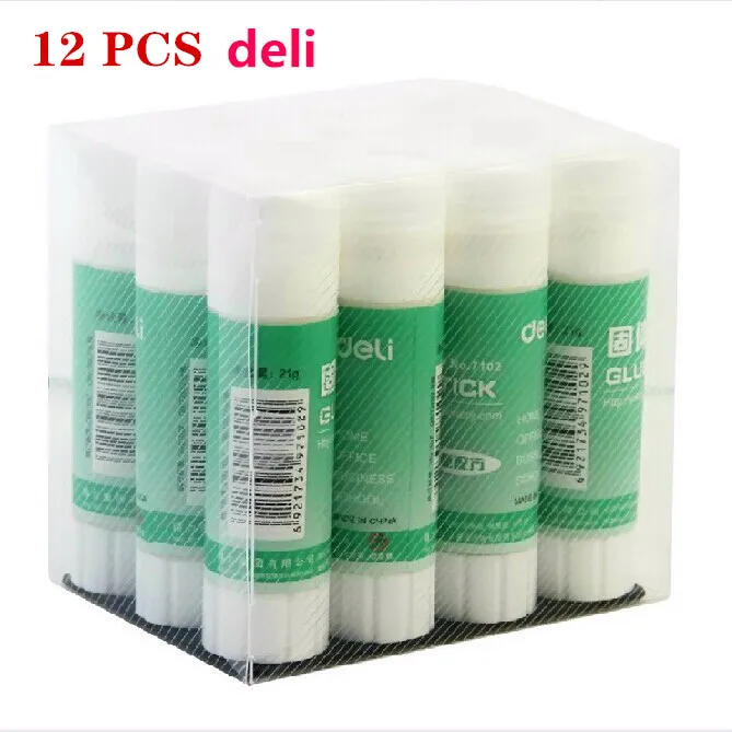 

of Deli Glue Stick 21g Solid Glue / High Quality Rubber Stick / Office / Learning Supplies Upgraded Formula PVA Solid 12 Pieces