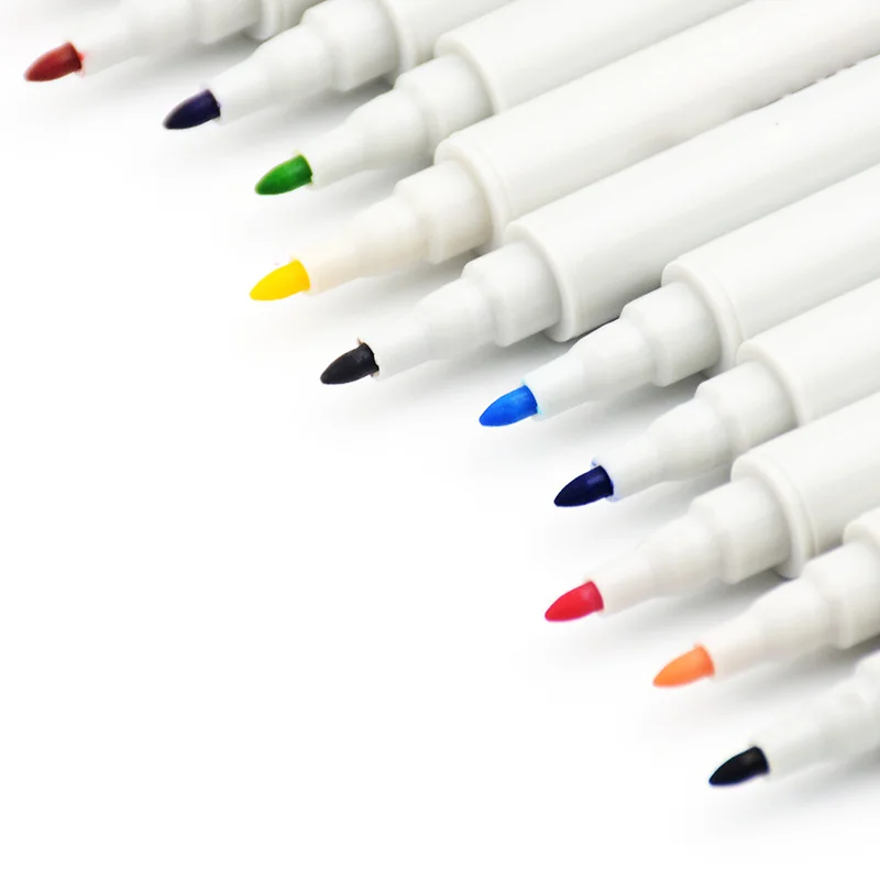 12 шт цветов набор ручек для рисования чернила на водной основе белая доска нейлон