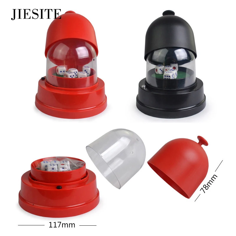 Пластиковые Разноцветные Игральные Кости KTV Bar с лотком прозрачная крышка