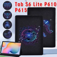 for samsung galaxy tab s6 lite p610 p615 2020 10 4 inch tablet stand cover case free stylus