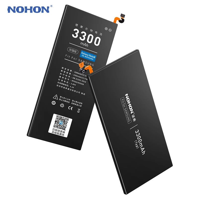 Фото NOHON батарея для Samsung Galaxy Note 8 4 3 Note3 NFC N9000 N9005 N9006 Note4 N9100 N910X N910F Note8 N9500 N9508 N950F сменный литий-полимерный аккумулятор №2