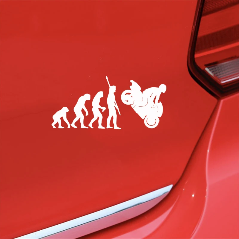 Мода человеческий Evolution персонализированные автомобильные наклейки виниловые