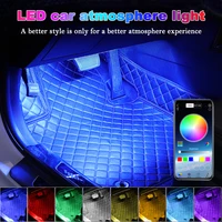 364872led car light bar app remote control atmosphere light eight color voice control atmosphere light car interior