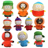 new 20cm south park plush toys cartoon plush doll stan kyle kenny cartman plush pillow peluche toys children birthday gift
