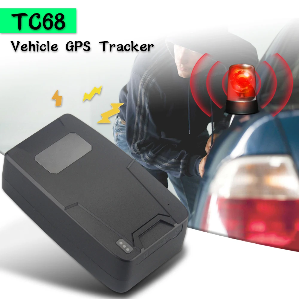 TC68 gps автомобильный трекер с водонепроницаемым Wi-Fi позиционирующим локатором