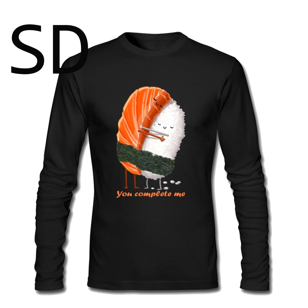 Забавные футболки для мальчиков и мужчин с изображением суши футболка длинными