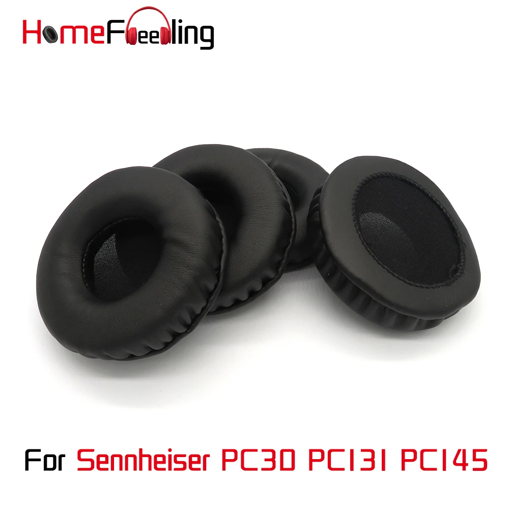 

Homefeeling Ear Pads For Sennheiser PC30 PC131 PC145 Earpads Round Universal Leahter Repalcement Parts Ear Cushions