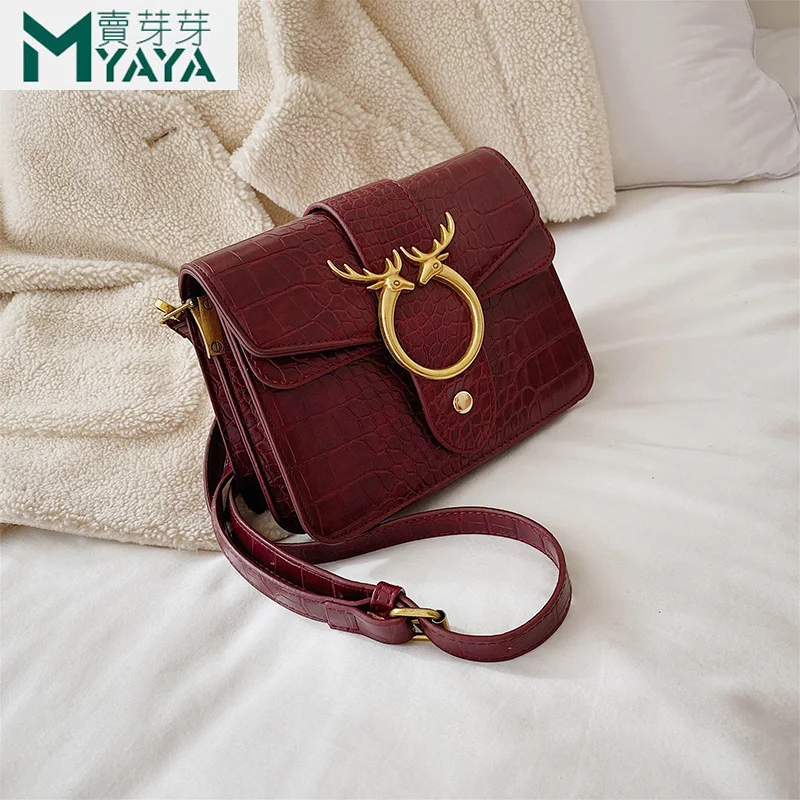 MAIYAYA/кожаные сумки через плечо для женщин Новинка 2019 года сезон весна корейский
