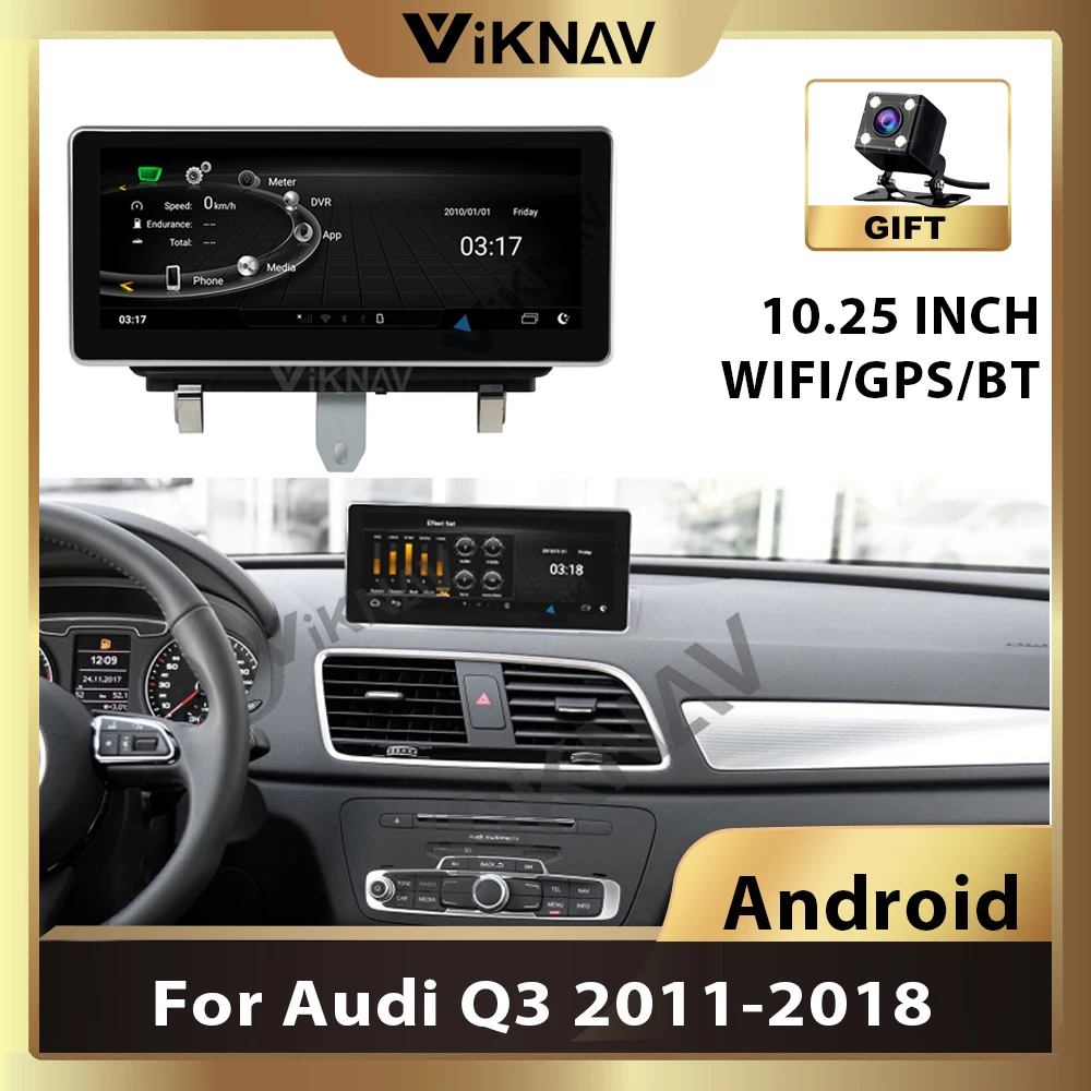 

Автомобильный мультимедийный плеер, HD, Android 9,0, DVD-плеер, GPS-навигация для-Audi Q3 2011-2018, автомобильное радио, стерео