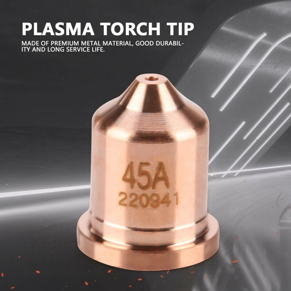 

5Pcs Welding Nozzle 220941 Plasma Cutter Nozzle Tips For MAX65 Plasma Cutting Torch Consumable Plasma Separatist Supplies