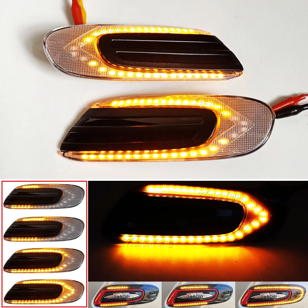 

Новый Янтарный светодиодный динамический индикатор, мигающий сигнал поворота 63137298348 63137298347 для Mini Cooper F55 F56 F57