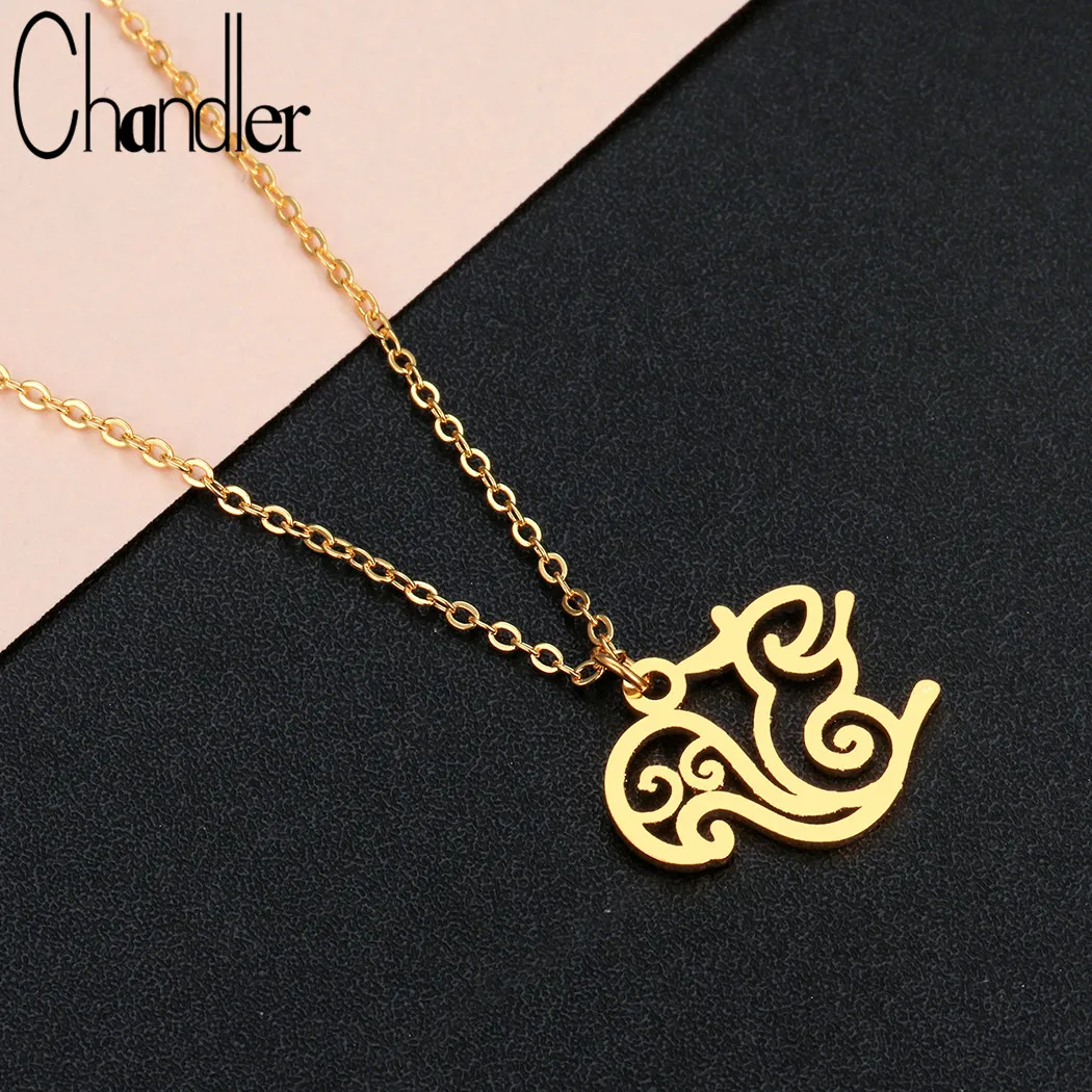 Чандлер орагами ожерелье с белками и кулоном орехи деревья леса для женщин