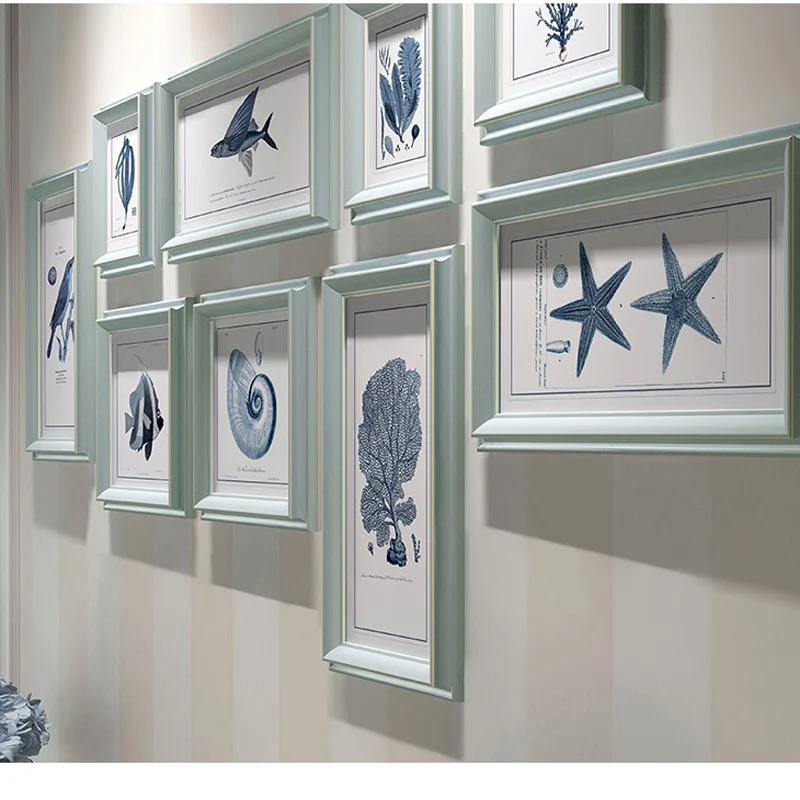 Светильник синий простой оправы для очков Семья фото качество деревянные