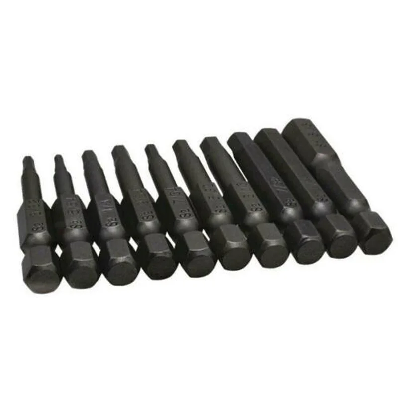 

10X Hex Magnetic Head Allen Wrench Drill Bits 1/4 Shank Screwdriver Tool Useful