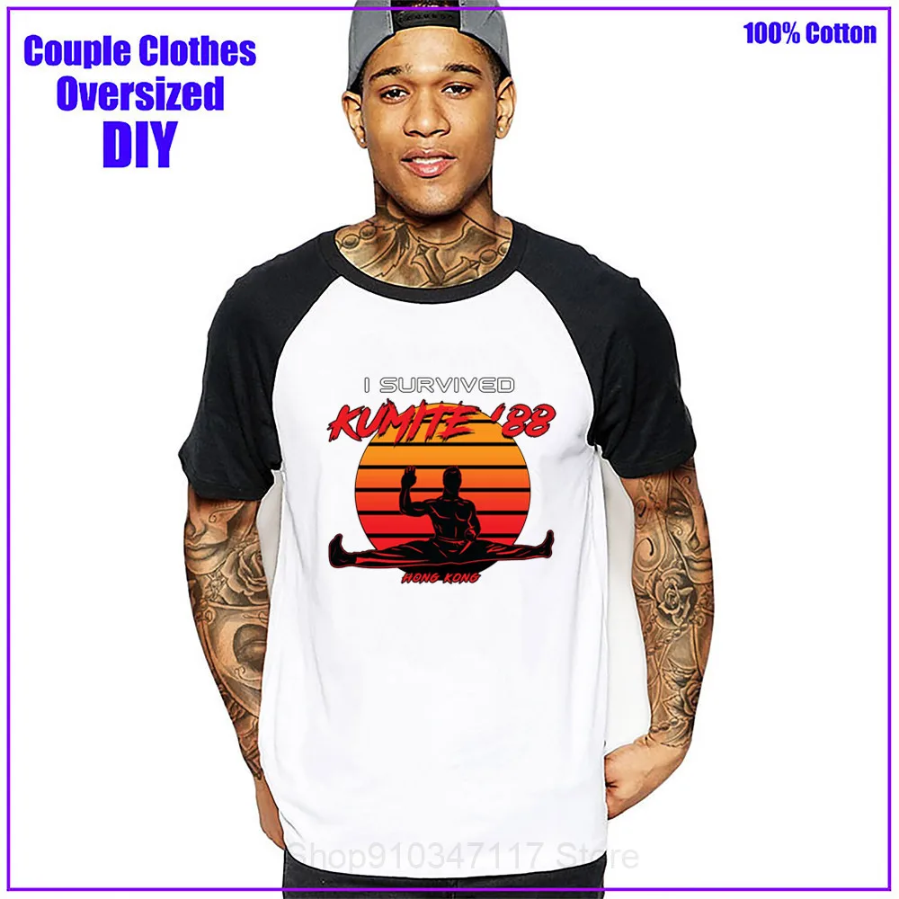 Кумитэ 88 боевых искусств я пережила белая футболка hombre друзей ужасов для мужчин