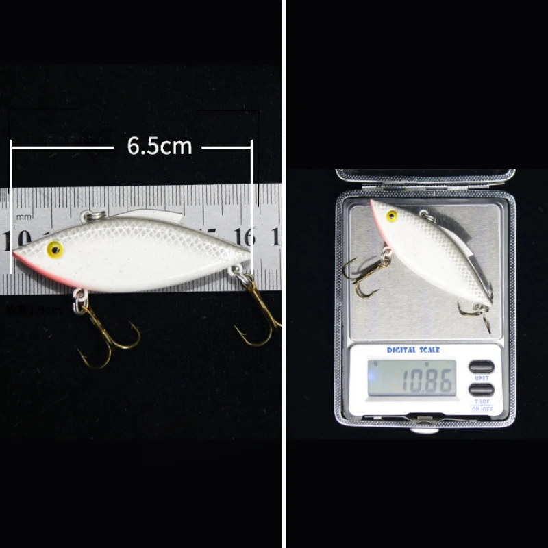 5pcs 3D Fishing Lure Set Artificial Hard Baits With Treble Hook Eyes Sinking Wobbler Tackles Accessori AHPU | Спорт и развлечения