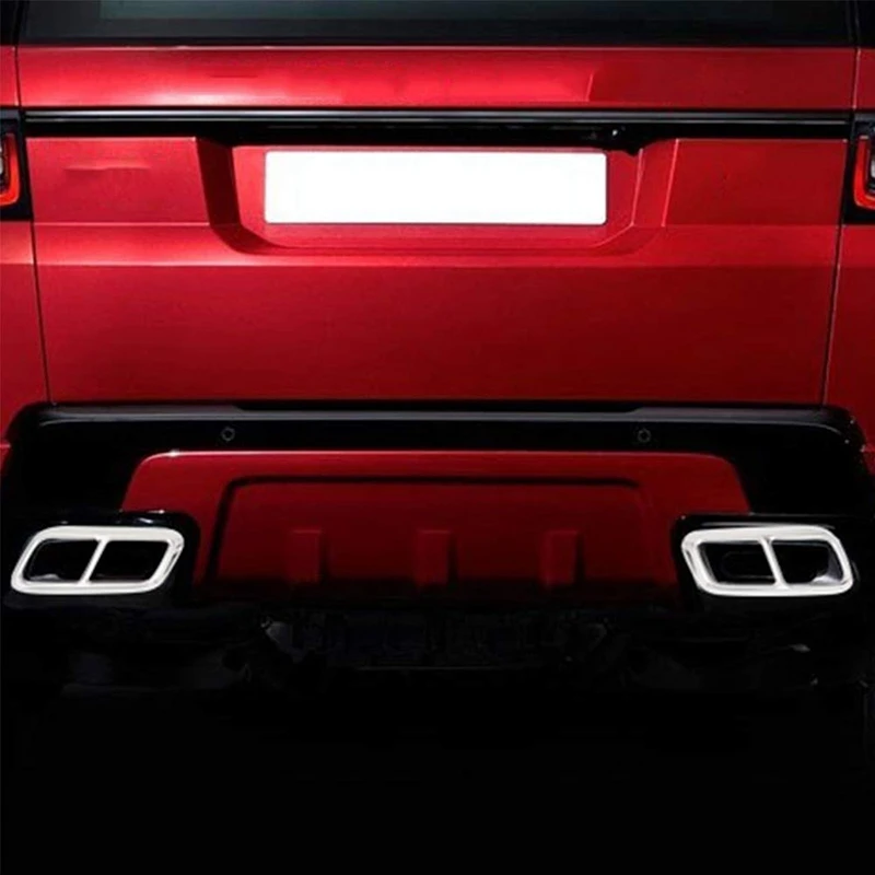 2 шт. накладка выхлопной трубы для Range Rover Sport 2018 2019 автомобильные
