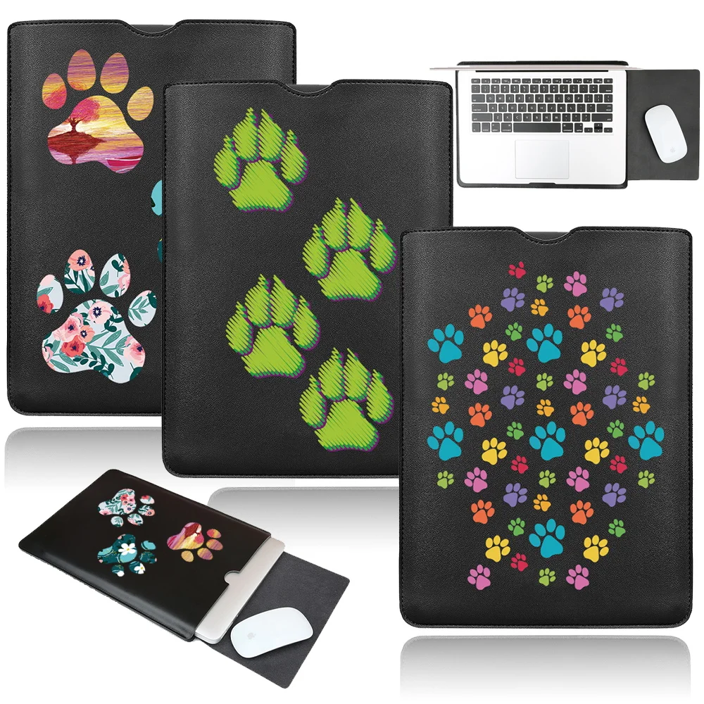 

Bag for Huawei ASUS Dell 11 12 13.3 14 Inch Portable Laptop Leather Sleeve Bag Case for Macbook Air Pro 13 15 2020 Notebook