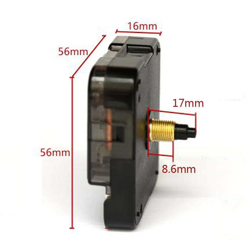 DIY Quartz Clock Mechanism Movement Classic Black Motor Parts No Ticking Home Decor Clockwork Replacement Essential Tools | Дом и сад