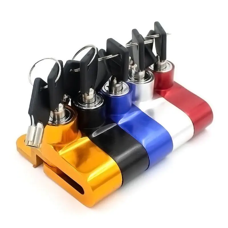 

MTB Bicycle Bike brake locks motorcycle lock anti-theft lock Cycling disc brake locks modified accessories with fixed bracket
