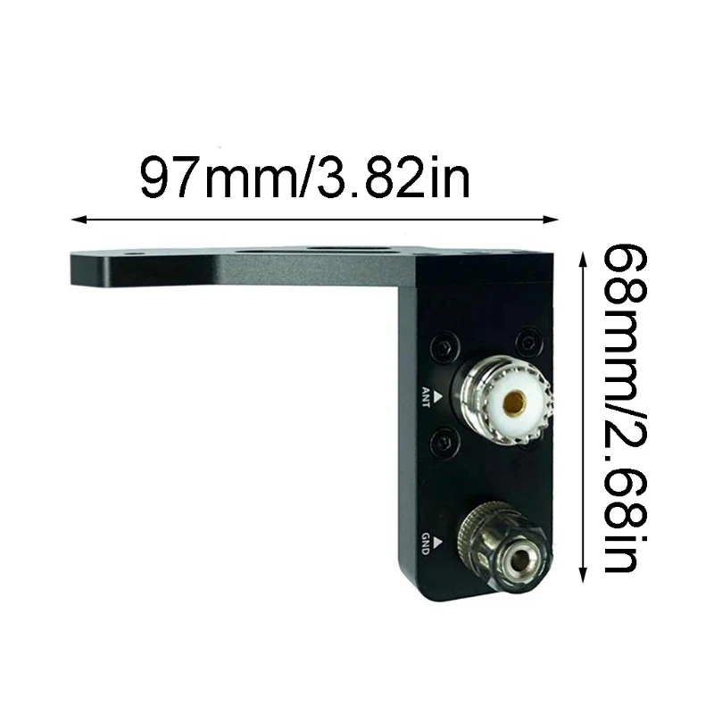 

Portable Antenna Mount Quick Release Radio Shortwave Metal Antenna Mount Bracket 270B