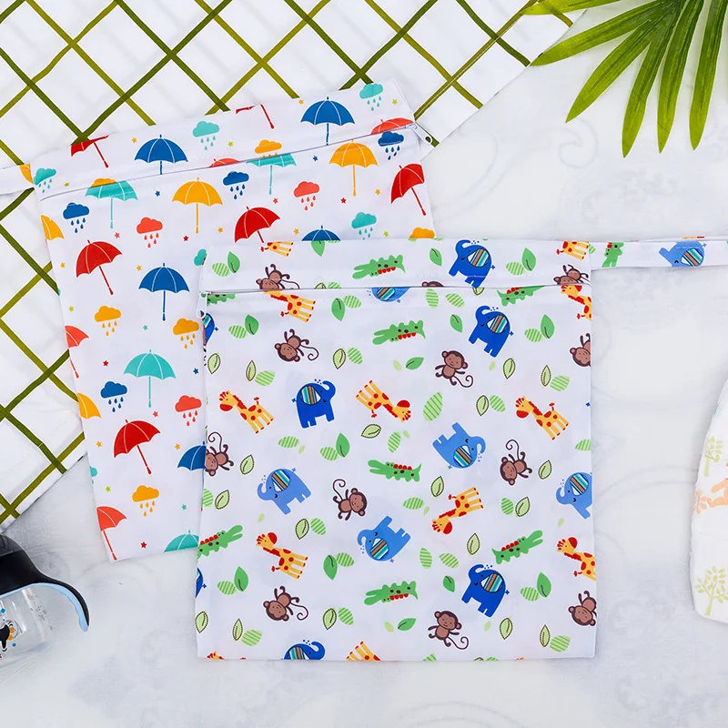 Сумка для детских подгузников водонепроницаемые Влажные Сумки младенцев