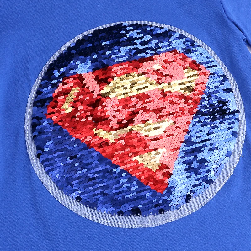 

Variable Sequins Graphic T Shirts Cartoon Kids Boys Clothing T-Shirt Cotton Short Sleeve Children Girls Tops Kids Clothes